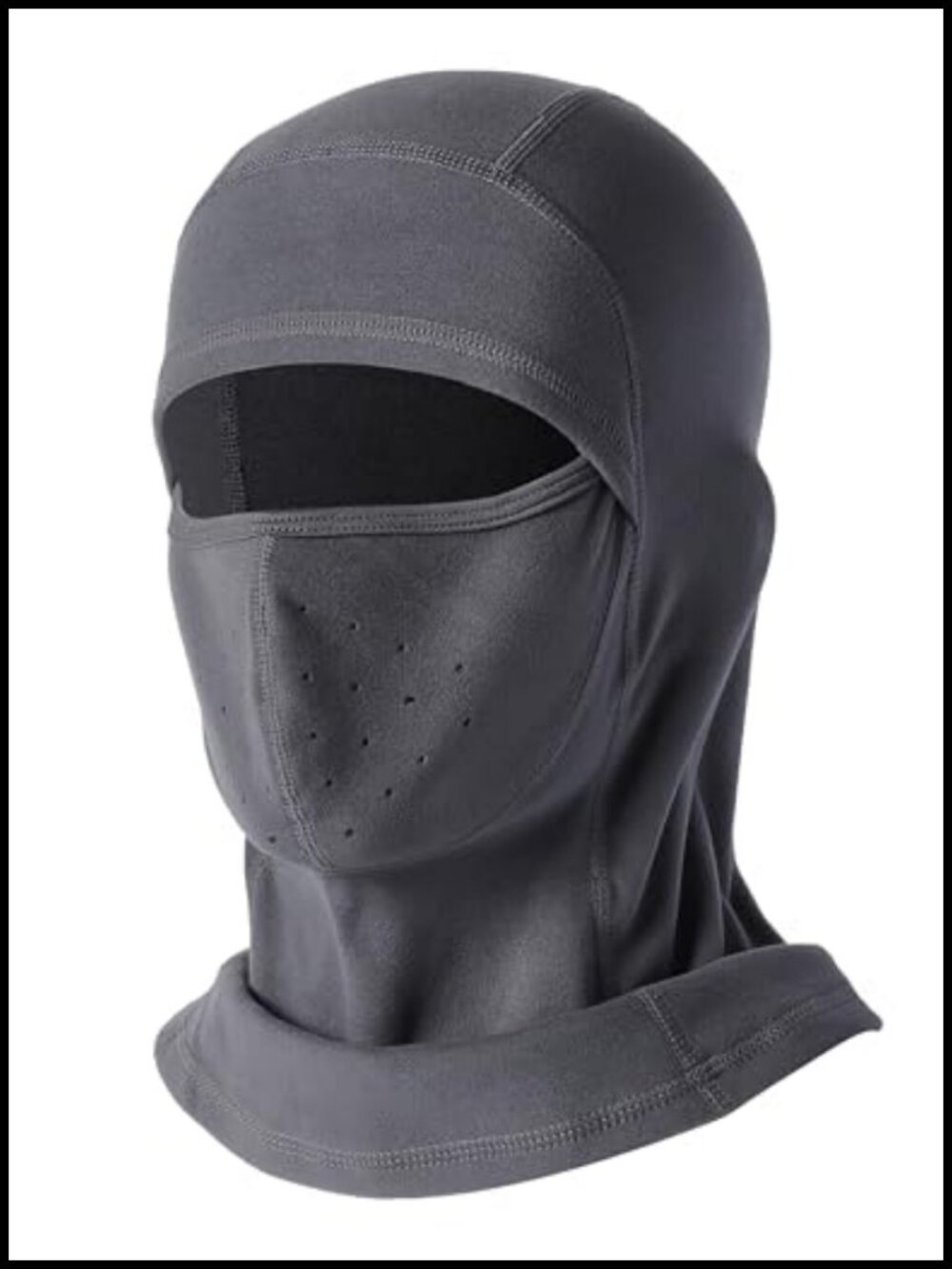 Winter Balaclava with Breathable Nose Holes Windproof Fleece Face Mask Neck